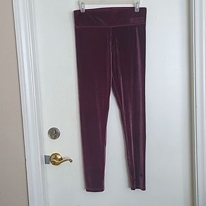 VICTORIA SECRET PINK VELVET SKINNY LEGGINGS